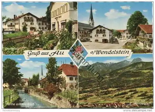 Au am Wendelstein - AK Grossformat 1966