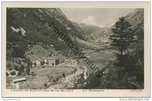 Caldas de Bohi - Pirineo de Lerida - Foto-AK ca. 1930
