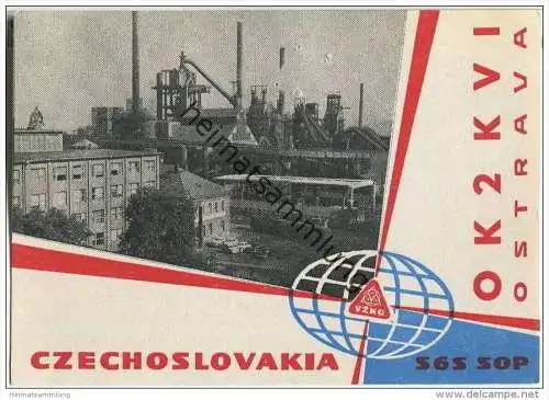 QSL - QTH - Funkkarte - OK2KVI - Tschechische Republik - Czechoslovakia - Ostrava - 1962