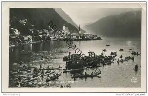 Hallstatt - Fronleichnam - Foto-AK 40er Jahre