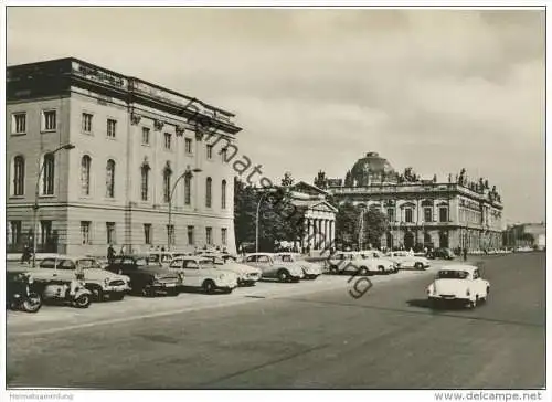 Berlin-Mitte - Unter den Linden - Foto-AK Grossformat 1964