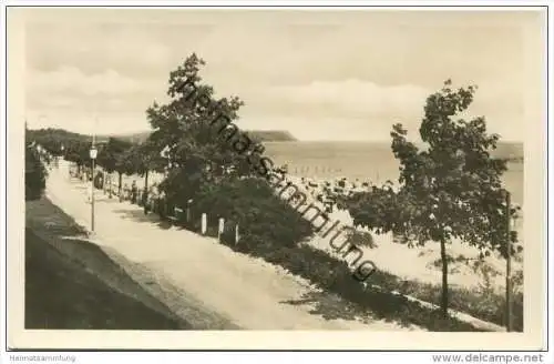 Göhren - Strandpromenade - Foto-AK 1953