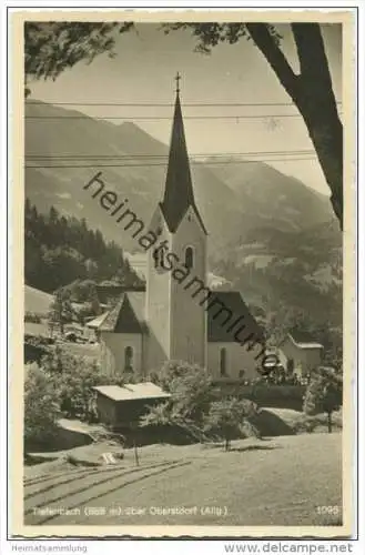 Tiefenbach über Oberstdorf - Foto-AK 50er Jahre