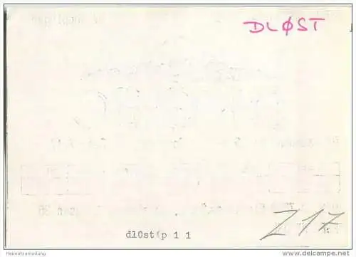 QSL - QTH - Funkkarte - DK0BC - Eislingen/Fils - 1976