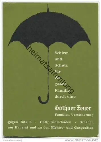 QSL - QTH - Funkkarte - DL8PE - Bad Vilbel - Gothaer Feuer - 1968