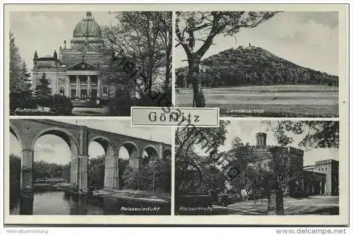 Görlitz 40er Jahre - Ruhmeshalle - Neisseviadukt