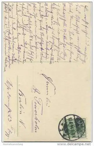 Fröhliche Ostern - Kinder auf einer Bank sitzend