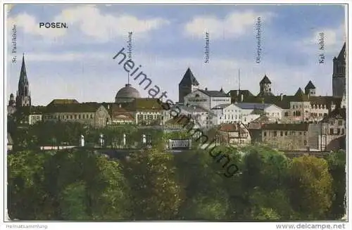 Posen - Teilansicht ca. 1920