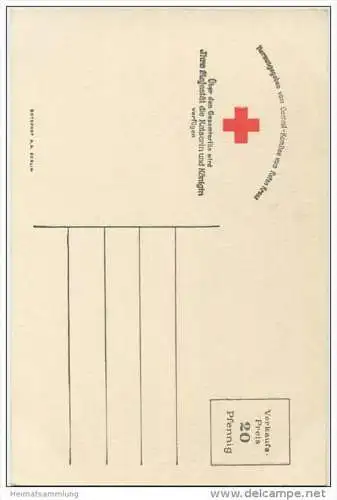 Preussen - Rotkreuz-Karte aufgenommen von Ihrer Majestät der Kaiserin und Königin im Juli 1915