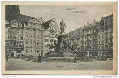 Leipzig - Siegesdenkmal - Feldpost gel. 1915