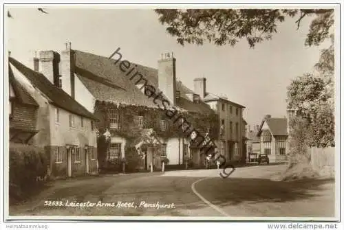 Penshurst - Leicester Arms Hotel - Foto-AK