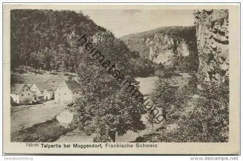 Talpartie bei Muggendorf 20er Jahre