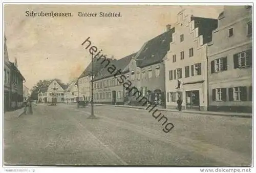 Schrobenhausen - Unterer Stadtteil ca. 1910