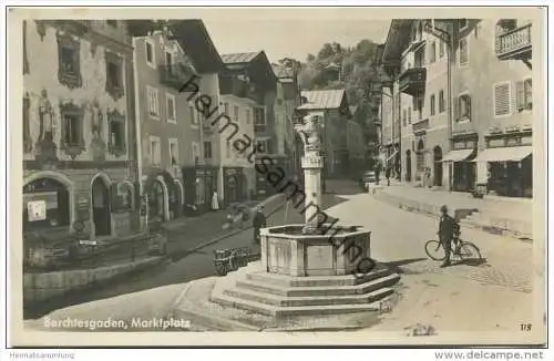 Berchtesgaden - Marktplatz - Foto-AK