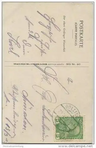 Der obere Gollinger Wasserfall