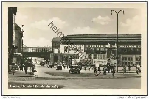 Berlin-Mitte - Friedrichstrasse ca. 1950 - Foto-AK