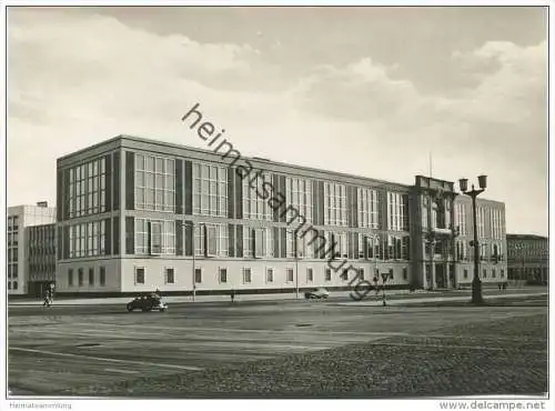 Berlin-Mitte - Marx-Engels-Platz - Gebäude des Staatsrates - Foto-AK Grossformat Handabzug