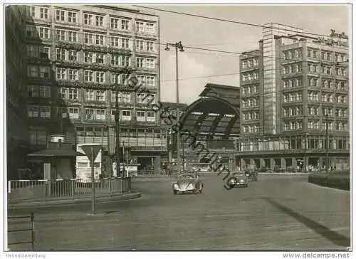 Berlin-Mitte - Alexanderplatz - Foto-AK Grossformat