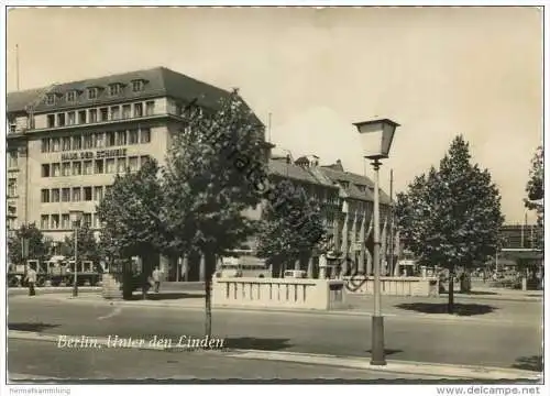 Berlin-Mitte - Unter den Linden - Haus der Schweiz - Foto-AK Grossformat