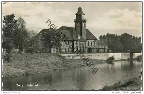 Zeitz - Bahnhof - Foto-AK