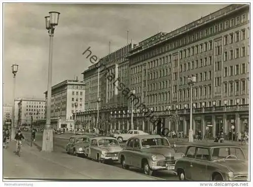 Berlin-Mitte - Stalinallee - Foto-AK Grossformat