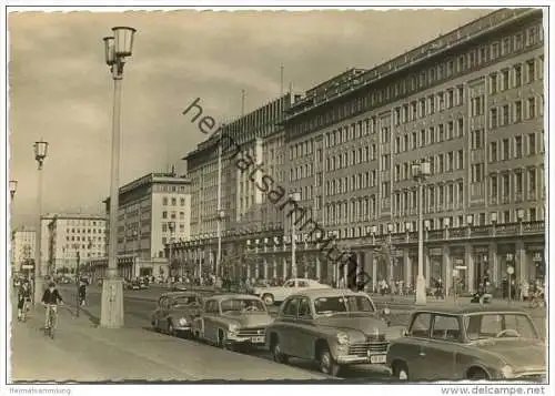 Berlin-Mitte - Stalinallee - Foto-AK Grossformat