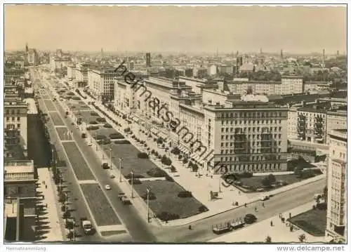 Berlin-Mitte - Stalinallee - Foto-AK Grossformat