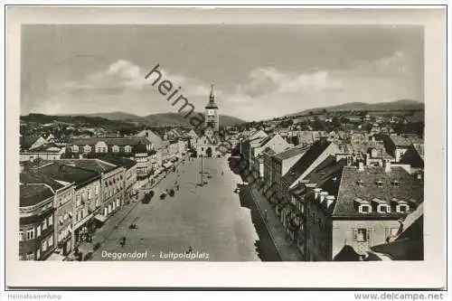 Deggendorf - Luitpoldplatz - Foto-AK