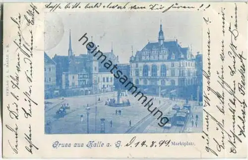 Halle (Saale) - Marktplatz - Straßenbahn