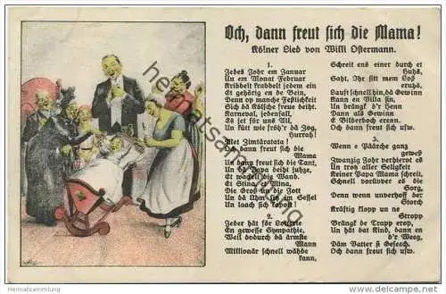 Köln - Och dann freut sich die Mama! - Lied von Willi Ostermann