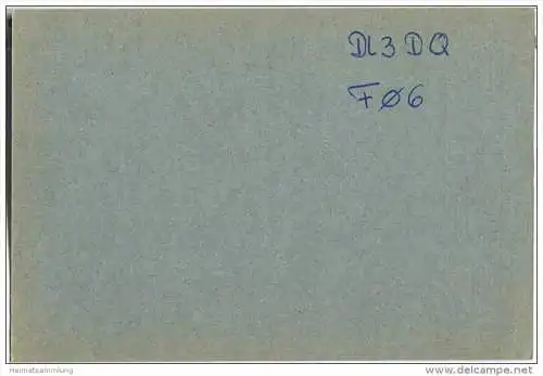 QSL - QTH - Funkkarte - DJ5QO - Karlsruhe - 1960