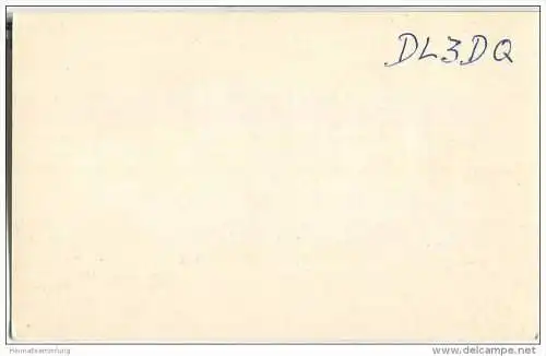 QSL - QTH - Funkkarte - DJ5PO - Homberg - 1960