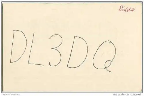 QSL - QTH - Funkkarte - G3NQF - Great Britain - Grange Park - 1960