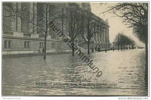 Paris - La Grande Crue de la Seine - Janvier 1910 - Avenue d' Antin