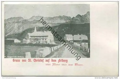 Gruss aus. St. Christof auf dem Arlberg ca. 1900