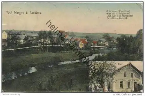 Bad Liegau bei Radeberg - Gasthof zu Liegau Besitzer A. Knoll