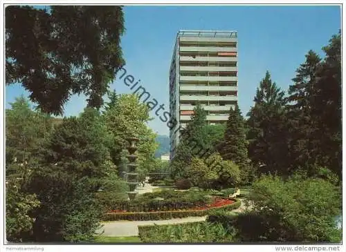 Biel - Hochhaus und Stadtpark - AK Grossformat