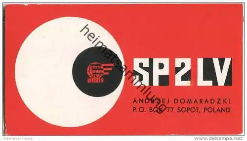QSL - Funkkarte - SP2LV - Polska - Poland - Sopot - Orbis - 1959