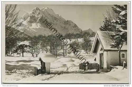 Mittenwald - Am Weg zum Kranzberg - Foto-AK