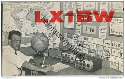 QSL - Funkkarte - LX1BW - Great Britain - Lydney - 1970