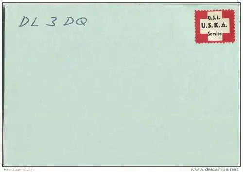 QSL - Funkkarte - HB9XX - Switzerland - Davos-Platz - 1958