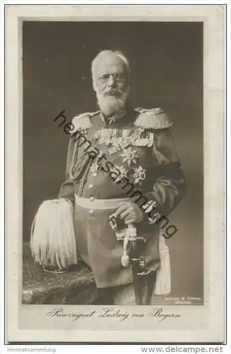 Prinzregent Ludwig von Bayern - Phot. B. Dittmar München - Verlag NPG