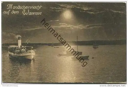 Mondscheinnacht auf dem Wannsee