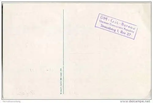 QSL - Funkkarte - DM2ANJ - Deutsche Demokratische Republik - Rudolstadt - Strausberg - 1959