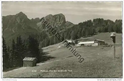 Mutterer-Alm bei Innsbruck - Foto-AK