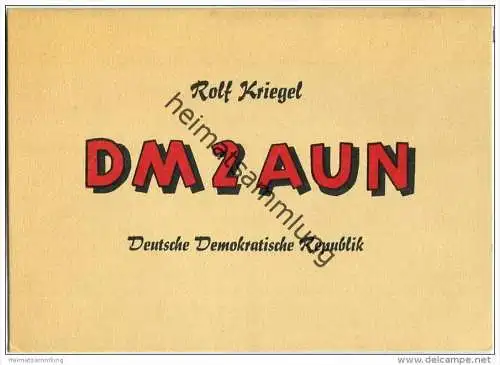 QSL - Funkkarte - DM 3 AUN - German Democratic Republic - Werdau - 1959