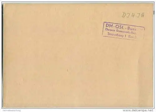 QSL - Funkkarte - DM 3 KQD - German Democratic Republic - Ludwigsfelde - 1958