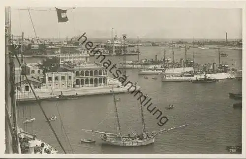 Port Said - Harbor - Foto-AK