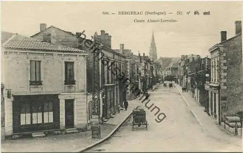 Bergerac - Cours Alsace-Lorraine - Edition V. Lefebvre Libraire-Papetier Bergerac