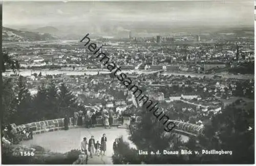 Linz - Blick vom Pöstlingberg - Foto-AK